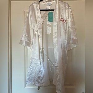 Alpha chi silk robe